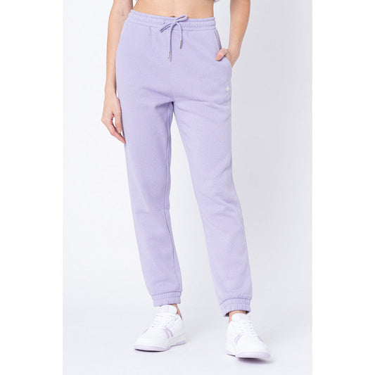 MODE by Red Tape Women's Light Purple Solid Jogger