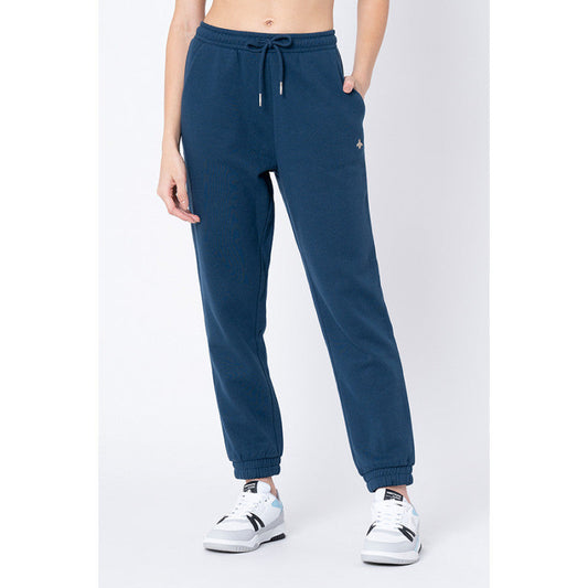 MODE by Red Tape Women's Deep Blue Solid Jogger