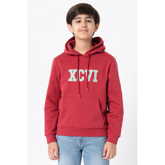 Red Tape Kids Unisex Cherry Printed Hoodie