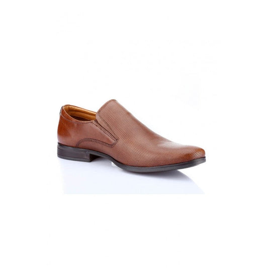 Red Tape Men Tan Slip On Shoes