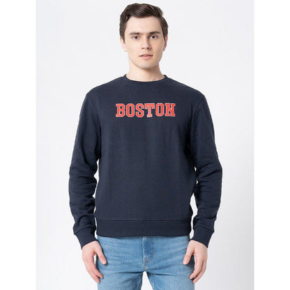 Red Tape Graphic Print Sweatshirt For Men | Comfortable With Stylish Design