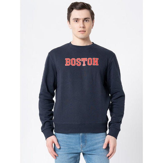 Red Tape Graphic Print Sweatshirt For Men | Comfortable With Stylish Design
