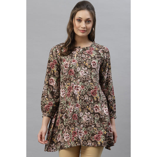 MODE by RedTape Women's Multi Floral Print Tunic