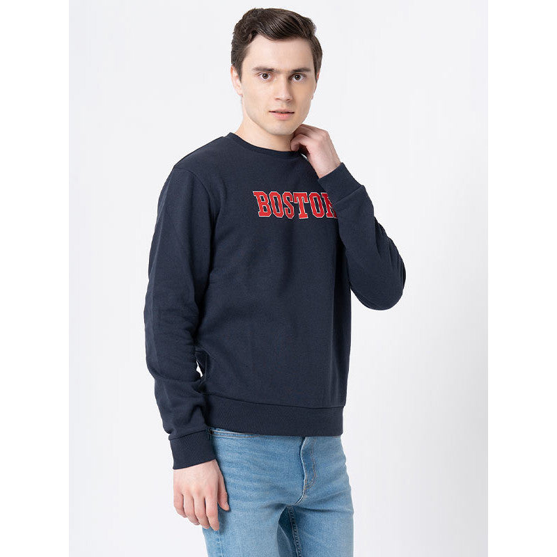 Red Tape Graphic Print Sweatshirt For Men | Comfortable With Stylish Design