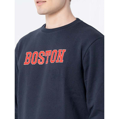 Red Tape Graphic Print Sweatshirt For Men | Comfortable With Stylish Design