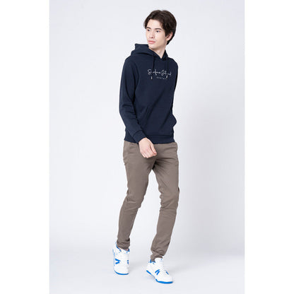 Red Tape Men's Navy Printed Hoodie