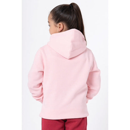 Red Tape Kids Unisex Light Pink Printed Hoodie