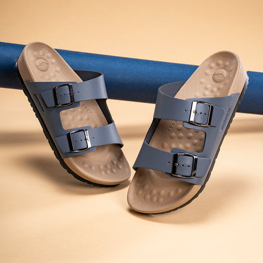 Men’s Double Strap Sliders for Casual Everyday Comfort