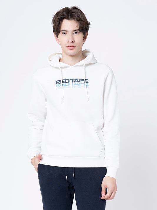 Casual Off White Hoodie For Men