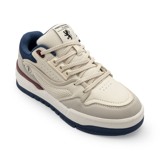 Beige/Blue