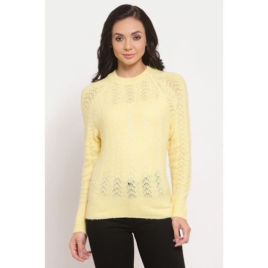 MODE by RedTape Women's Yellow Sweater