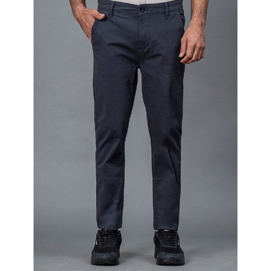 RedTape Casual Chinos for Men | Navy | Solid Woven Chinos | Skinny |Comfortable & Breathable | Durable & Moisture Absorbent | Cotton Chinos for Men