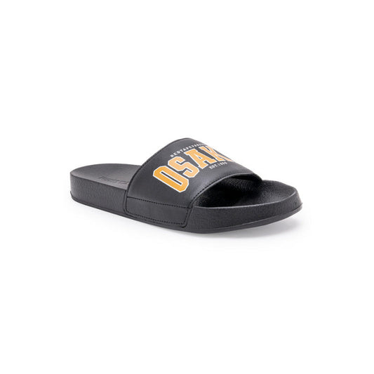 RedTape Men Black Sliders