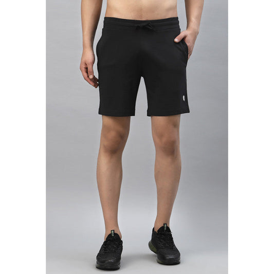 RedTape Men's Black Activewear Shorts