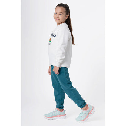 RedTape Kids Unisex Off White Graphic Print Sweatshirt