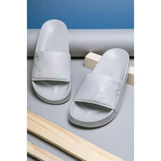 RedTape Men's Ice Grey Sliders