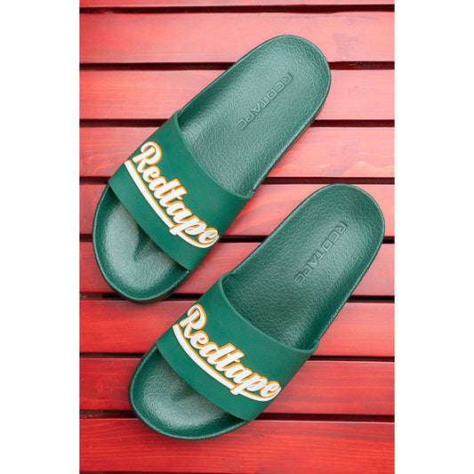 RedTape Men's Green Sliders